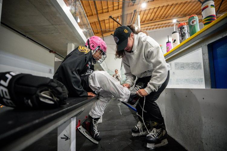Vancouver Goldeneyes embracing mentor roles at girls summer hockey camps