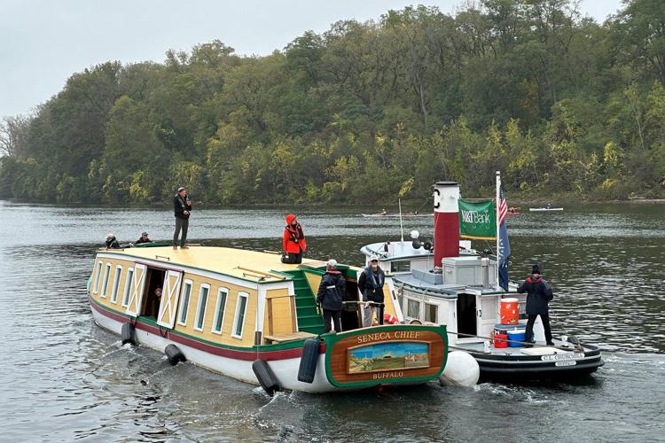 Floating time capsule: Replica boat retraces historic Erie Canal journey 200 years later