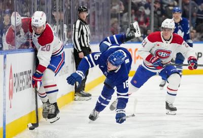 Marner scores OT winner, Leafs top Canadiens 1-0
