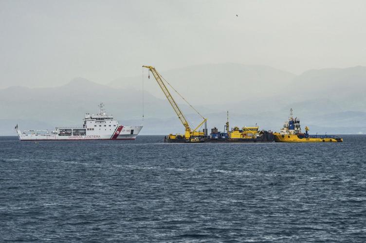 British superyacht Bayesian resurfaces for 1st time since August sinking ahead of recovery
