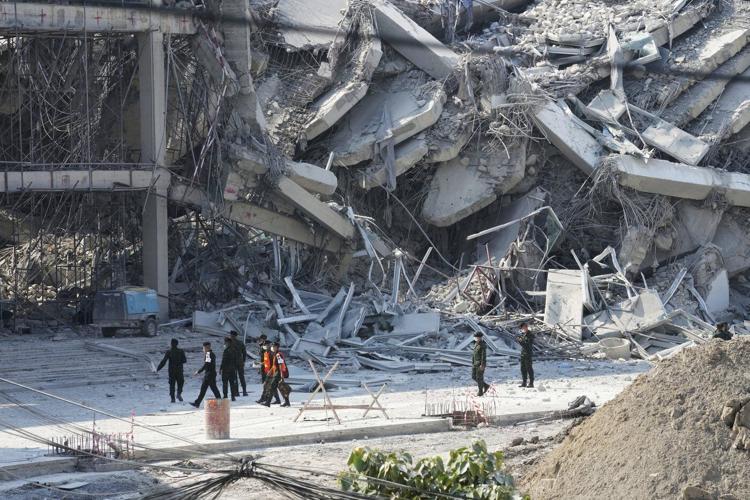 The Latest: Major earthquakes strike Myanmar and Thailand