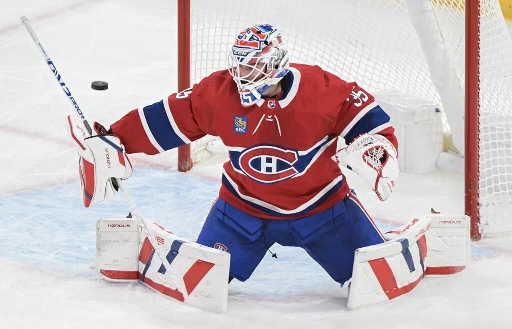 Montreal Canadiens Sign Goaltender Montembeault To Three-year Extension ...