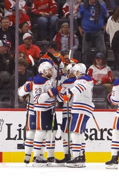NHL roundup: Draisaitl scores in OT to lift Oilers over Red Wings