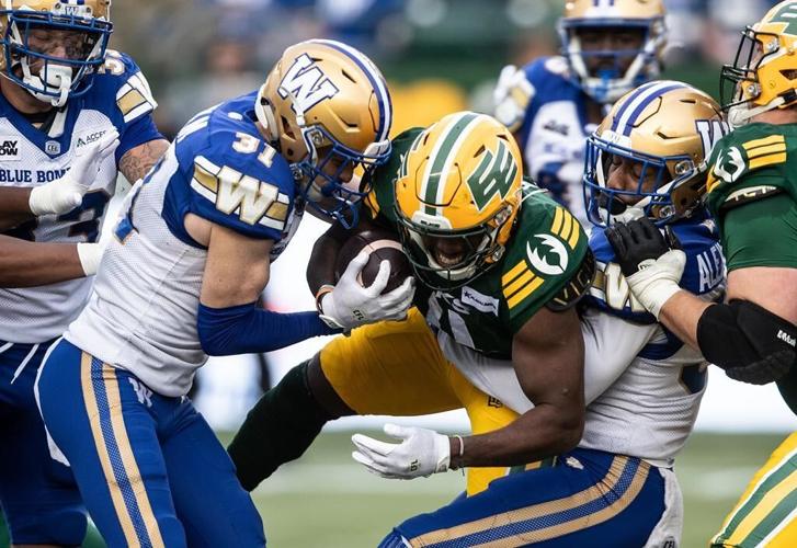 Blue Bombers blitz Elks 27-14 for sixth straight win