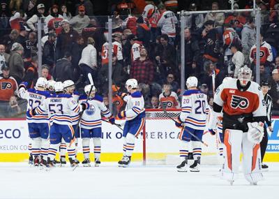 Roslovic's OT goal lifts Oilers over Flyers 2-1