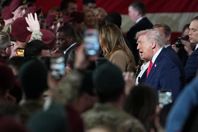 At Fort Bragg, Trump says Maduro raid showed 'full military might' of US and means 'we are feared'