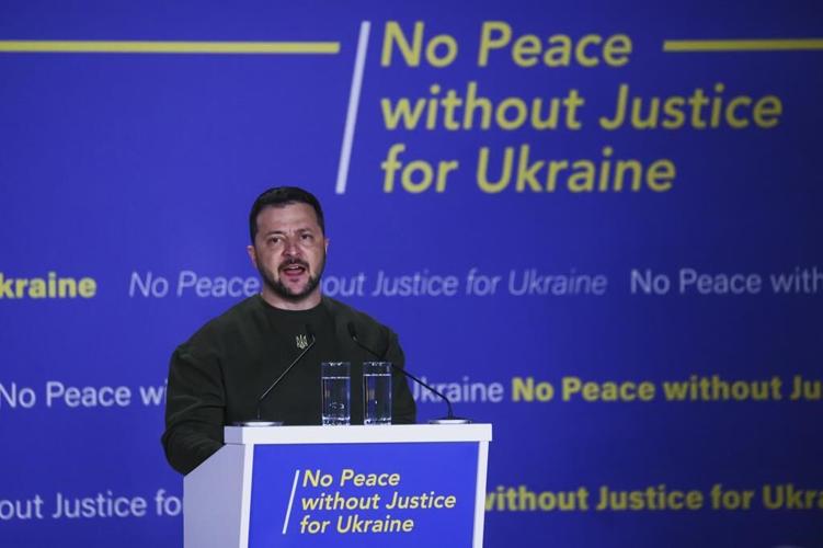 Ukraine's Zelenskyy visits International Criminal Court