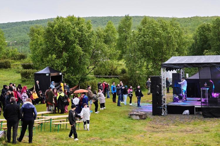 A rap festival near the Arctic Ocean delights crowds under the midnight sun