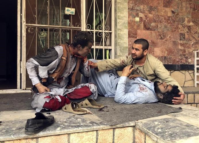 Bomb kills 1, wounds 5 at press award event in Afghanistan