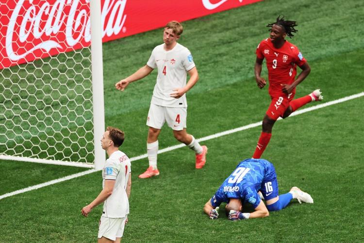 Canada falls 2-1 to Switzerland, advances to FIFA World Cup knockout round