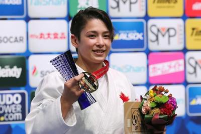 ɫֱ judoka Christa Deguchi takes gold at Baku Judo Grand Slam