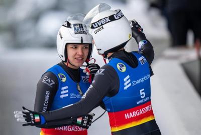Nash, Corless first Canadians to race women's doubles at luge World Cup