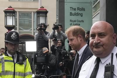 Prince Harry challenges the decision to strip him of security in Britain after he moved to the US
