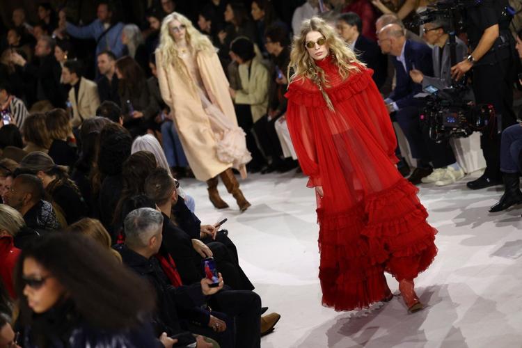 Oprah and Gayle King hobnob at Chloe's boho blouse-focused Paris fashion show