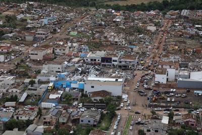 Powerful tornado in Brazil kills 6 people and injures hundreds more