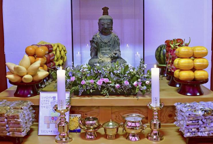 A Buddhist statue stolen from a Japanese temple nearly 13 years ago is returned from South Korea