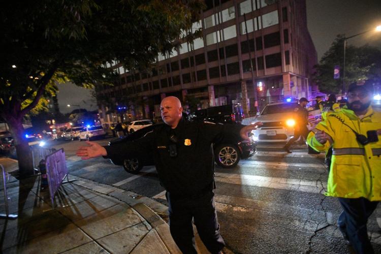 Shots fired as gunman charges toward ballroom at White House correspondents' dinner. Trump unharmed