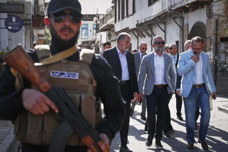 Congress members pay an unofficial visit to Syria as US mulls sanctions relief