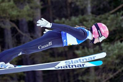 Canada's Abigail Strate wins ski jump bronze medal at World Cup in Austria