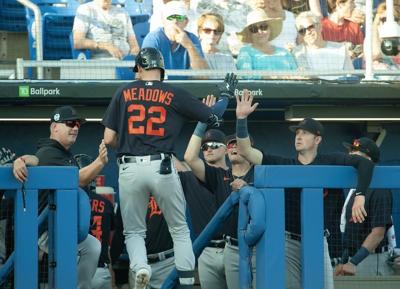 Meadows hits three-run homer, Tigers beat Jays 4-1