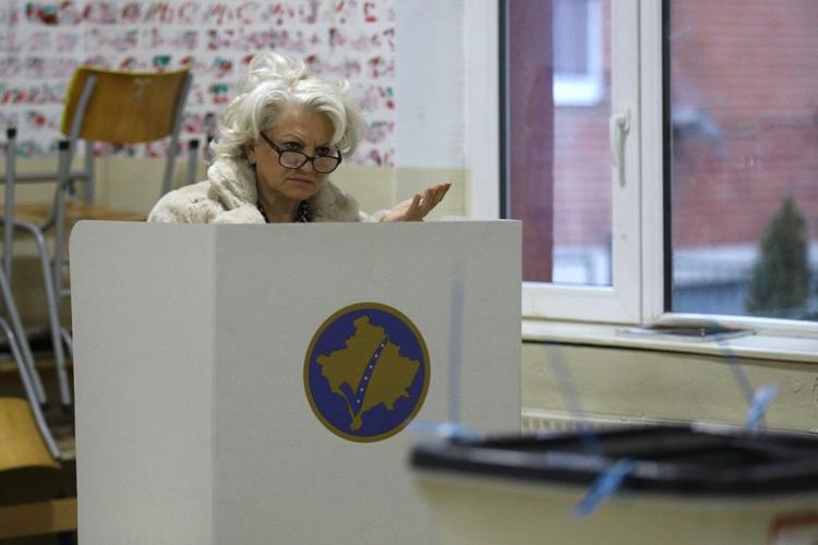 Kosovo voters cast ballots in a second attempt this year to elect a government and avoid more crisis