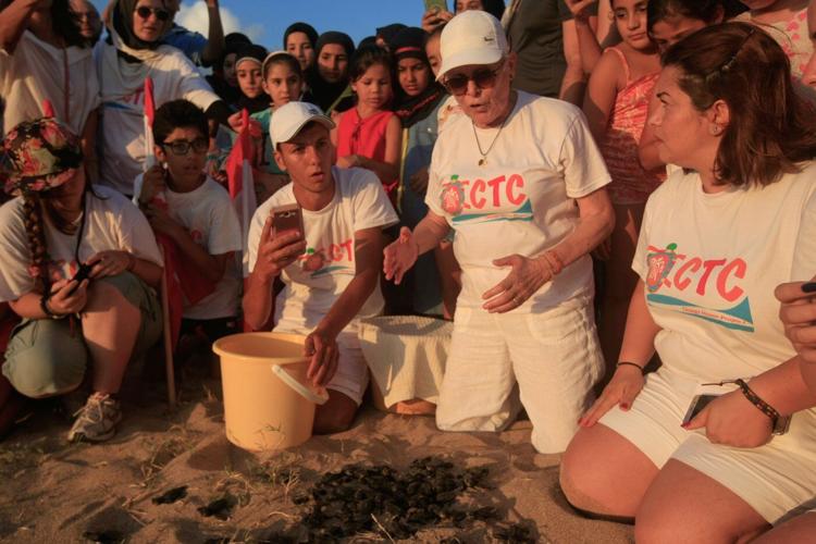 Mourners gather in Beirut to pay respects to Lebanese conservationist who died after Israeli strike
