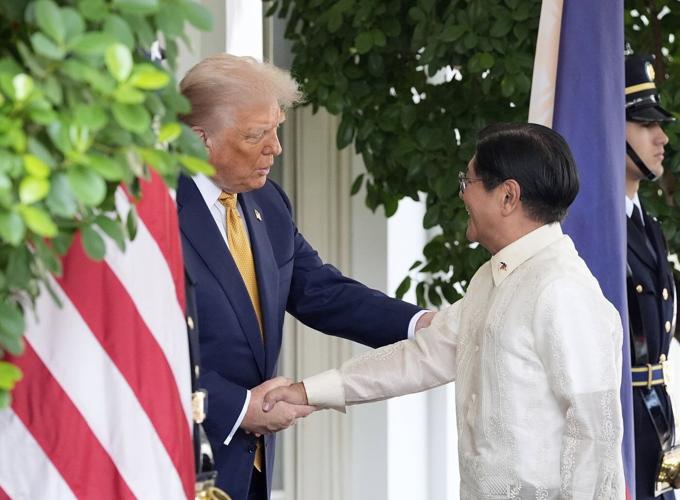 Trump welcomes Philippine leader Marcos at White House and says he thinks there will be a trade deal