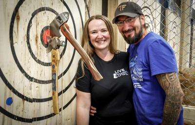 Calgary couple find their 'Zen' through axe throwing, compete in world championships