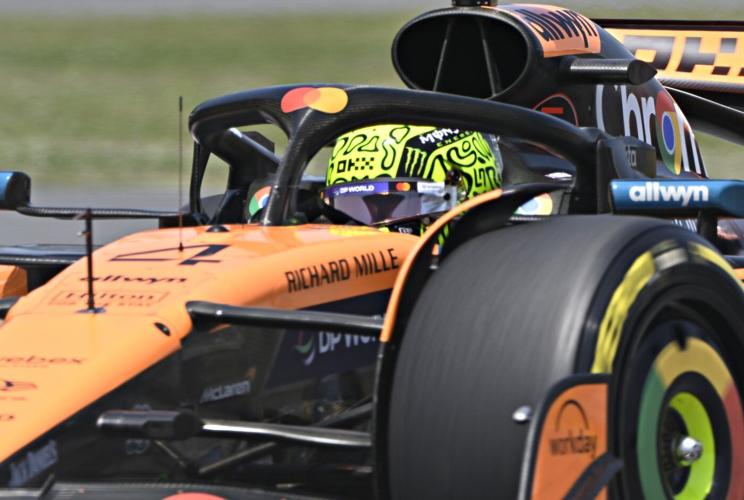 McLaren's Lando Norris posts fastest lap in third practice at ɫtv Grand Prix