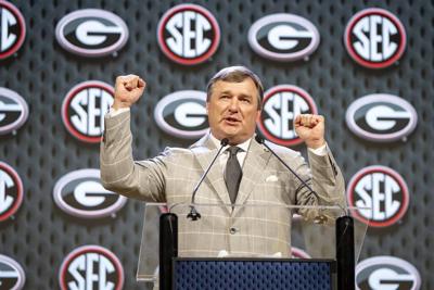 Georgia coach Kirby Smart announces dismissal of wide receiver Rara Thomas following arrest