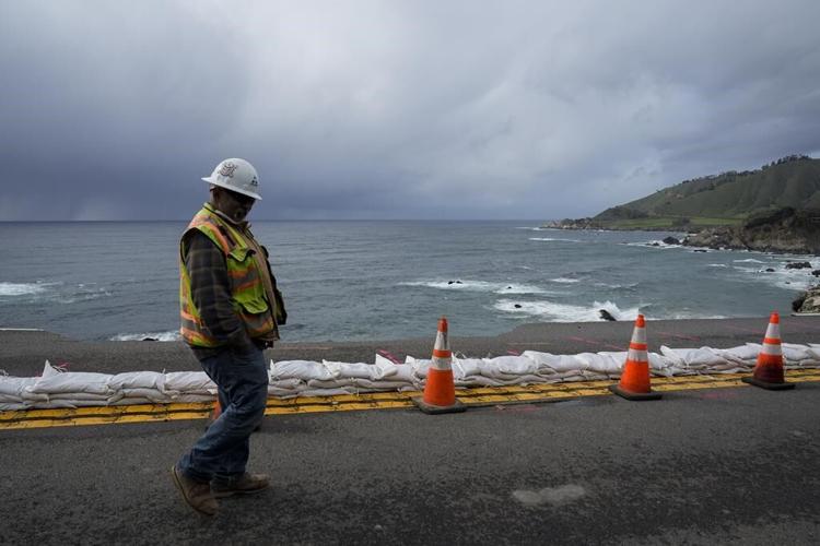 Stretch of California Highway 1 that collapsed in Big Sur closes again as new storm arrives
