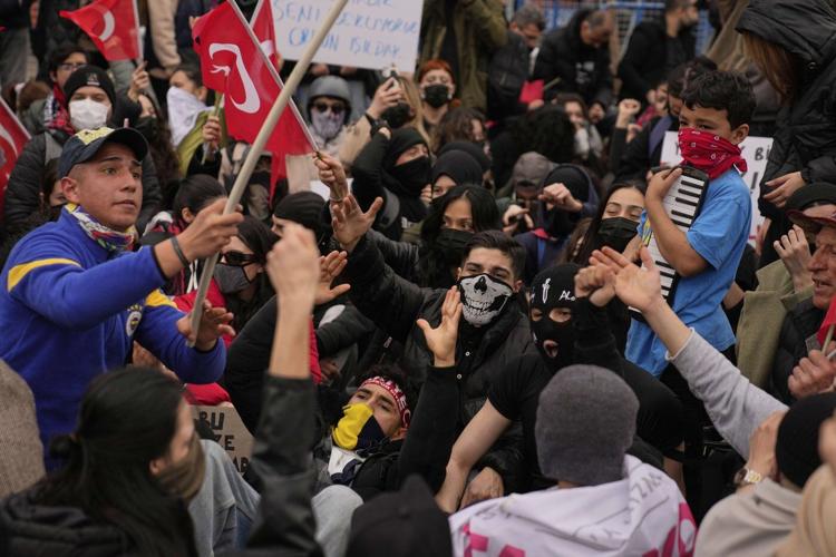 Turkey detains journalists as protests grow over the jailing of key Erdogan rival