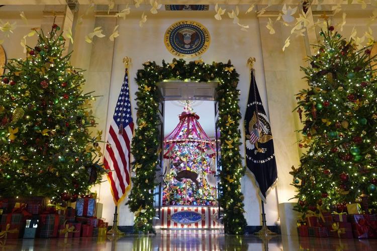 It's the final holiday stretch at the Biden White House. The theme is 'A Season of Peace and Light'