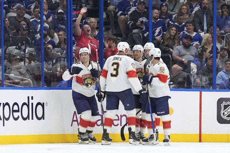 Tkachuk strikes quickly for Panthers in Game 1 win over Lightning