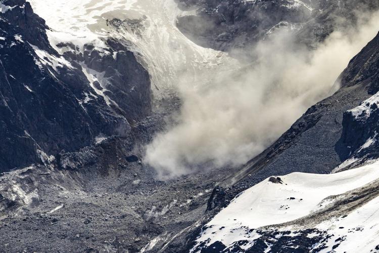 Swiss president pledges aid for Alpine villagers left homeless after glacier collapse