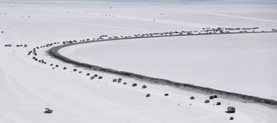 Driver attempting to set a record at Utah’s Bonneville Salt Flats dies after losing control