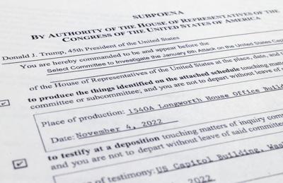Jan. 6 panel subpoenas Trump, demanding historic testimony