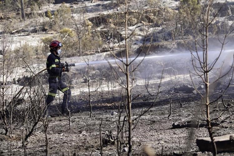 Climate change helps breed springtime wildfires in Spain