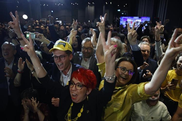 Polish election marks huge win for Donald Tusk as ruling conservatives lose to centrist coalition