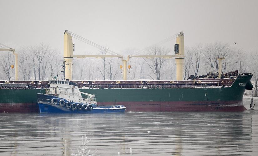 Tugboats, crews try to refloat ship stuck in St. Lawrence River near Montreal
