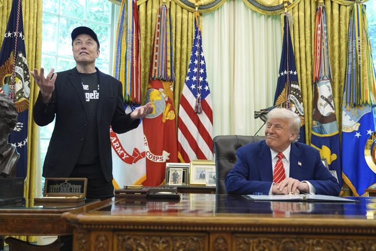 The Latest: Trump-Musk relationship appears to implode
