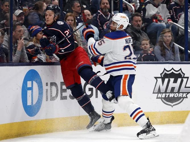 Roslovic's 3rd period goals lift Blue Jackets over Edmonton