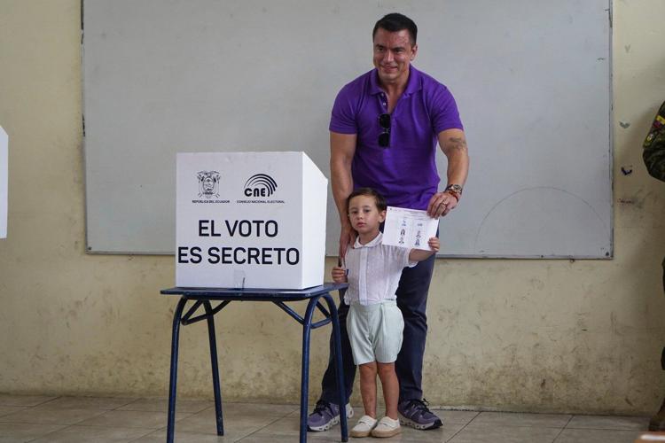 Ecuador's incumbent president and a leftist lawyer again vie for the top job in election runoff