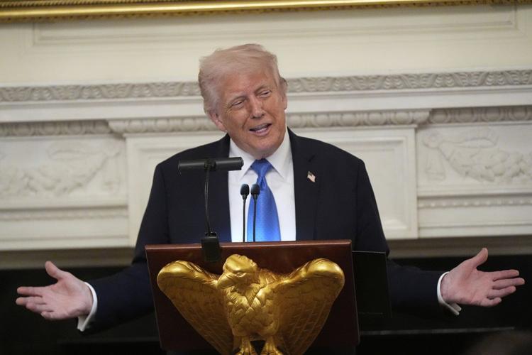 The Latest: Trump goes to Capitol Hill to rally divided Republicans around his 'big beautiful bill'