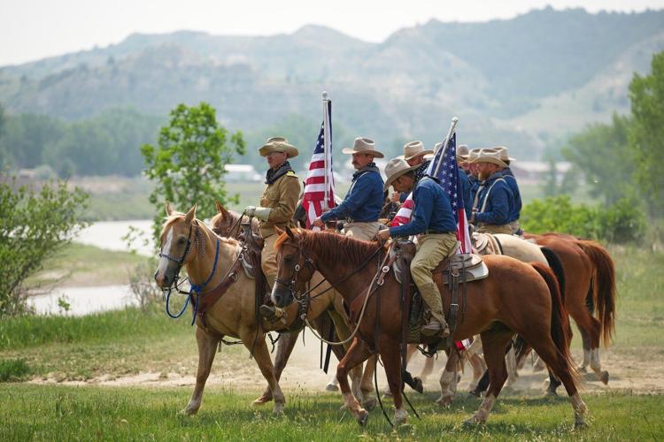 Trump visits newly built Theodore Roosevelt Presidential Library in North Dakota's Badlands