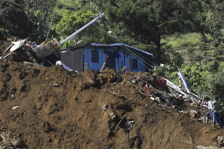The death toll in a landslide in Colombia rises to 22 with 8 missing