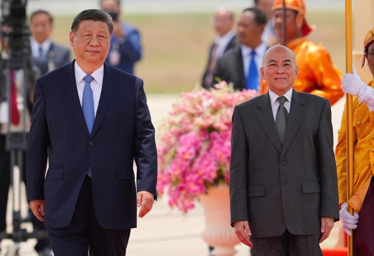 China’s leader Xi Jinping arrives in Cambodia to wrap up 3-nation Southeast Asia tour