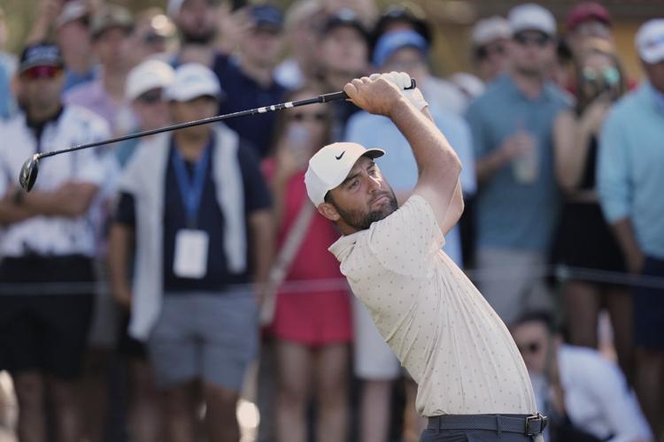 Camilo Villegas and Lucas Glover among those sharing Players Championship lead on wild day
