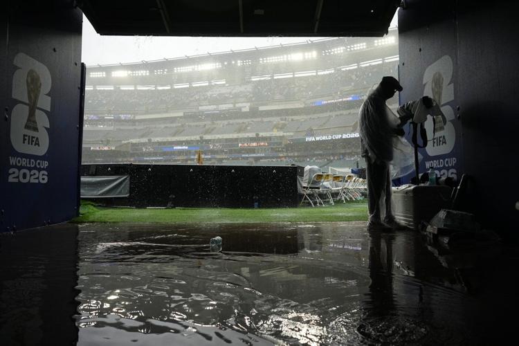 World Cup sees first weather delay, with France-Iraq game in Philadelphia paused for 2 hours