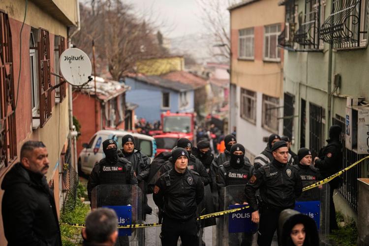 2 buildings collapse in central Istanbul after gas explosion, search operations underway
